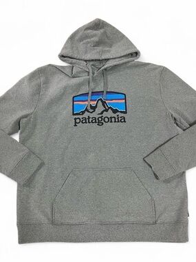 Patagonia Men's P-6 Logo Uprisal Hoody Size XXL Gorpcore Outdoor Hiking Comfy